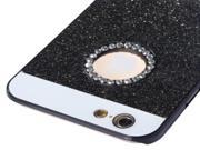 UV Shimmering Powder Diamond encrusted Protective Hard Case for iPhone 6 Plus 6S Plus Black