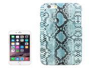 Snakeskin Pattern Paste Skin Hard Case for iPhone 6 Plus 6S Plus Blue