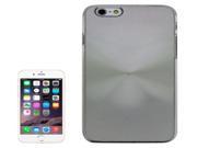 Metal Sheet CD Texture Paste Crystal Frame Case for iPhone 6 Plus 6S Plus Grey