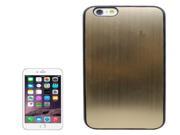 Brushed Texture Plastic Case for iPhone 6 Plus 6S Plus Gold