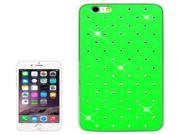 Bling Diamond Stars Plating Skinning Plastic Case for iPhone 6 Plus 6S Plus Green