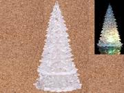 Crystal Christmas Tree Shaped Color changed LED Light Night Lamp Size 11.5cm L x 26cm H