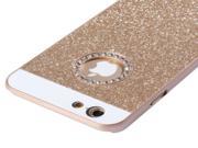 UV Shimmering Powder Diamond encrusted Protective Hard Case for iPhone 6 Plus 6S Plus Gold