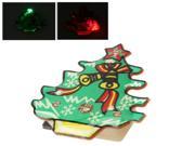 Flash LED Brooch Luminous Badge Christmas Ornaments Gift Christmas Tree Duffel Bag Brooch