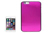 Brushed Texture Plastic Case for iPhone 6 Plus 6S Plus Magenta