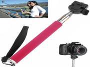 ST 55 Extendable Pole Monopod with Tripod Mount Adapter for Gopro Hero 3 2 1 Red
