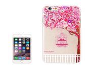 Embossment Style Birdcage Pattern Plastic Case for iPhone 6 Plus 6S Plus