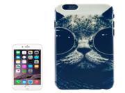 Animal Pattern Transparent Frame Colored Drawing Plastic Case for iPhone 6 Plus 6S Plus
