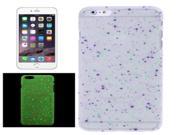 Fluorescent Starry Style Plastic Case for iPhone 6 Plus 6S Plus Green Purple