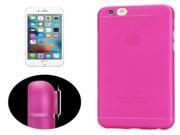 Ultrathin Camera Protection Design Translucence PP Case for iPhone 6S Plus Magenta