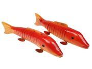 Cute Mobilizable Wooden Kiss Fish Toy Decoration Desktop Display Collection 2 Pcs in One Packaging The Price is for 2 Pcs