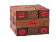 Educational Wooden Dice Pile up Puzzle Brick Toy