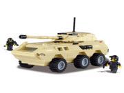 212pcs DIY Desert Fox Armored Reconnaissance Vehicles Models Construction Kit Building Blocks Educational Toy