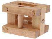 Intelligence Wooden Pull Apart IQ Puzzle Magic Cube Toy