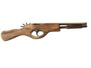 Cool Classical Rubber Band Launcher Wooden Pistol Gun Toy