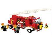 175pcs DIY Fire Truck Models Construction Kit Building Blocks Educational Toy