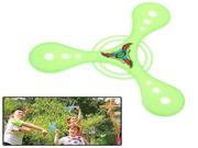 Classic Triangle Style Flying Boomerang Outdoor Interesting Flying Toy Green