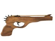 Cool Classical Rubber Band Launcher Wooden Pistol Gun Toy