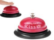 Bell Ring for a Kiss Tinkle Ring Bell Toy for Fun Kitchen Hotel Service Call Magenta