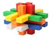 Unique Kongming Cube Magic Cube Brain Teaser IQ Cube Puzzle Toy