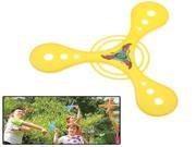 Classic Triangle Style Flying Boomerang Outdoor Interesting Flying Toy Yellow