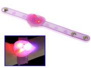 Purple Heart Style LED Flashing Wrist Strap