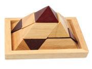 Wooden Adult Educational Toys Recreational Toys Pyramid Lock