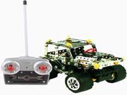DIY Educational Toys Puzzle Metal Off road vehicles with Remote Control 249pcs