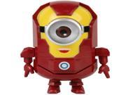 Cartoon PVC Action Figure Toys Despicable Me Iron Man Version Minions Model