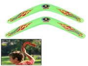 Classic V Style Flying Boomerang Outdoor Interesting Flying Toy Green