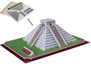 3D Puzzle Pyramid of Kukulcan Model Card Kit 50pcs