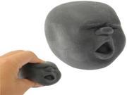 Vent Human Face Ball Anti Stress Ball of Japanese Design Cao Maru Caoma Faces Pu Grey