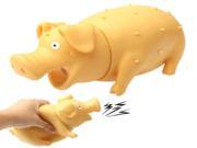 Pig Model Tricky Squeeze Toy with Sound Yellow