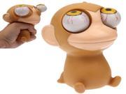 Monkey Model Tricky Extrusion Eye Toy Zoolife Popeyes Yellowish Brown