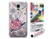 CASEiLIKE Vintage Roses and Feathers Beige 2251 back cover for Samsung Galaxy Note 4