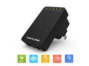 Wavlink Portable Wireless Router Repeater Access Point IEEE802.11N 2.4GHz Ethernet Network 300Mbps Wifi Signal Booster Range Extender WPS Encryption US W