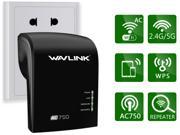 Wavlink Pro AC750 Wireless Repeater WIFI Range Extender Access Point Dual Band 2.4GHz 5GHz Guest Network Wireless Wi fi Repeater Wi Fi Signal Booster WPS Enc