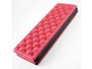 Unique Bargains Honeycomb Style Foldable Foam Chain Cushion Seat Pad Magenta