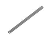 Unique Bargains Metric 40cm Scale Double Side Stainless Steel Imperial Straight Ruler 16