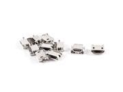 10 Pcs Type B Micro USB Female Charger Charging Jack Connector Port Socket
