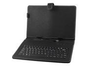 USB Keyboard w PU Leather Cover Case Bracket Bag for 10 10.1 Android Tablet PC