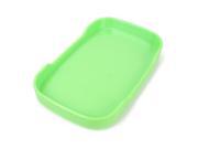 Dinnerware Kitchen Square Designed Dessert Plate Green