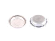 Unique Bargains Kitchenware Round Shape Dinner Dish Plate Holders 14cm Dia 2Pcs