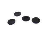 Unique Bargains 4pcs Black Sponge Earphone Headset Headphone Foam Covers Cushions Pad Protector
