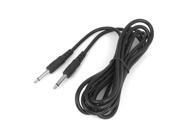 Unique Bargains 10Ft 3Meter Long 6.5mm Male to 6.5mm Male Plug Connector Microphone Cable Cord