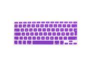 Spanish Silicone Keyboard Skin Cover Purple for Apple Macbook Air 13 15 17 EU