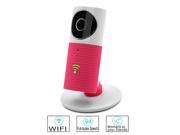 Cleverdog DOG 1W US Plug Home Smart IP Night Vision HD Wifi Security Camera Pink