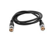 BNC Male to Male Plug Connector Coaxial RF AV Audio Video Jumper Cable 3.3Ft