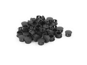SKT 14 Plastic 14mm Dia Snap in Type Locking Hole Plugs Button Cover 50pcs