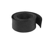 Unique Bargains 76mm PET Cable Wire Wrap Expandable Braided Sleeving 3 Meter